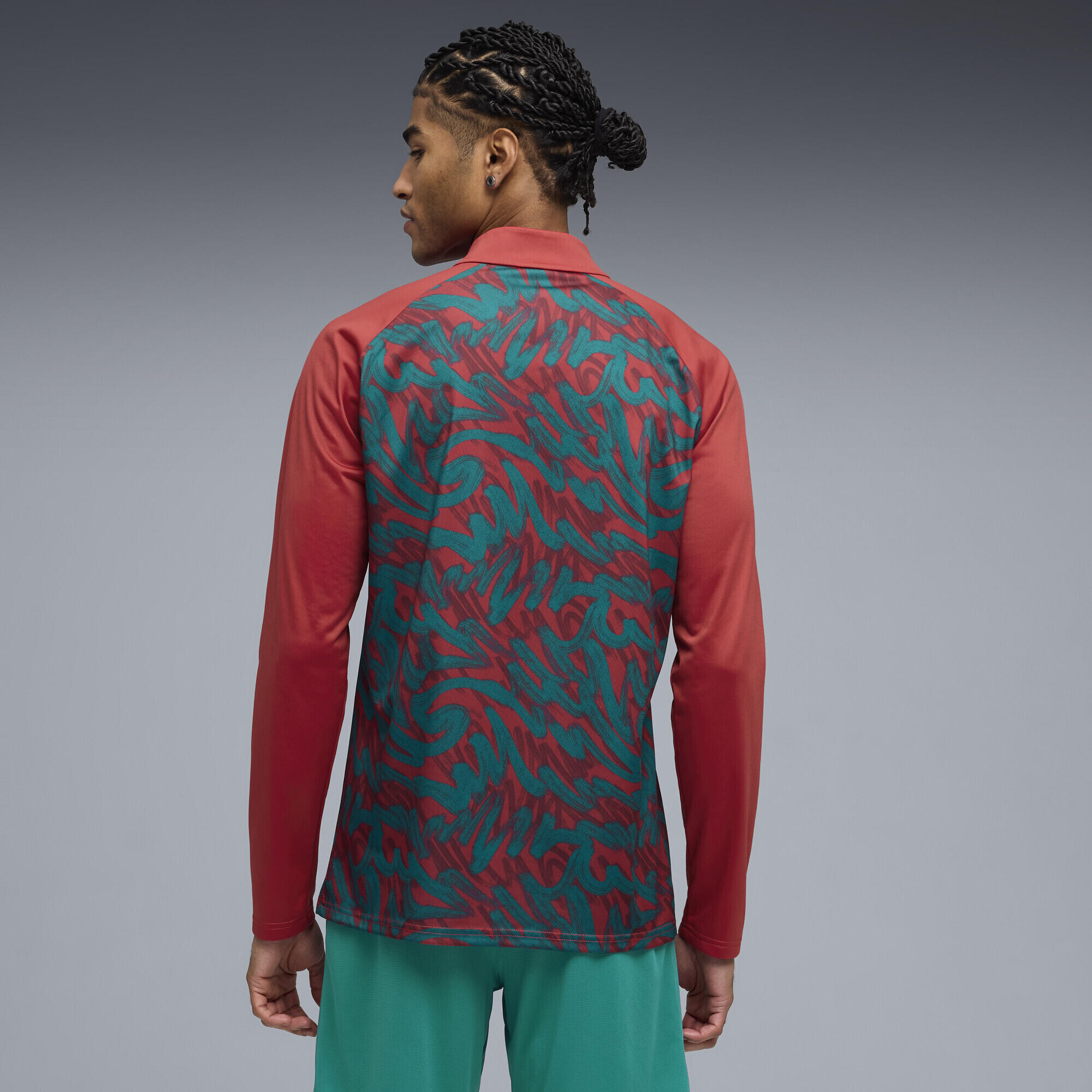 Maglia da riscaldamento con zip Portogallo da uomo PUMA 3/5