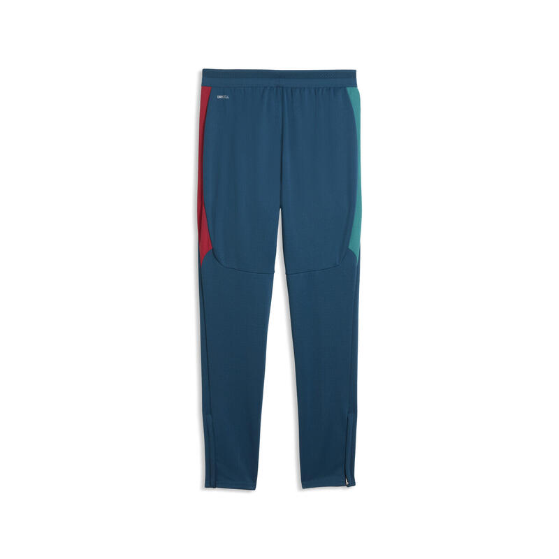 Pantalon copii talie elastică, croială conică Portugal, teal închis PUMA