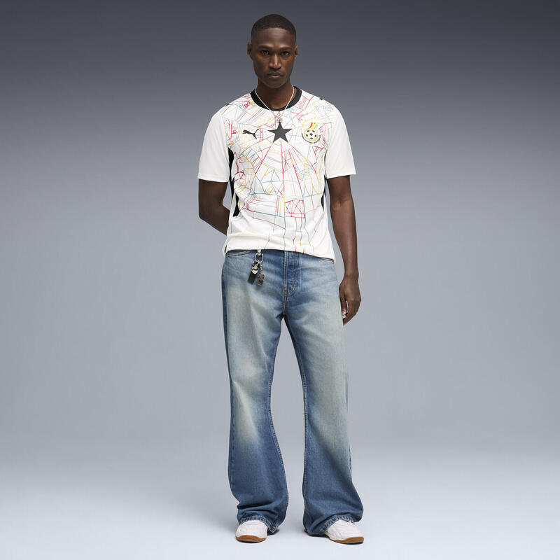Tricou fotbal bărbați grafică mapă, 2026 Heimtrikot, alb PUMA