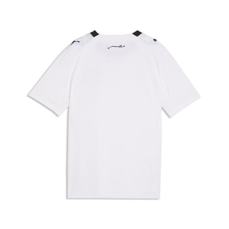 Tricou fotbal copii mânecă scurtă 2026, alb PUMA