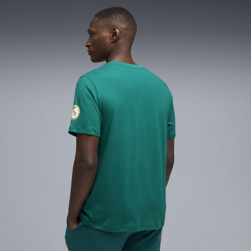 Tricou bărbați imprimeu grafic Ftblculture, verde PUMA