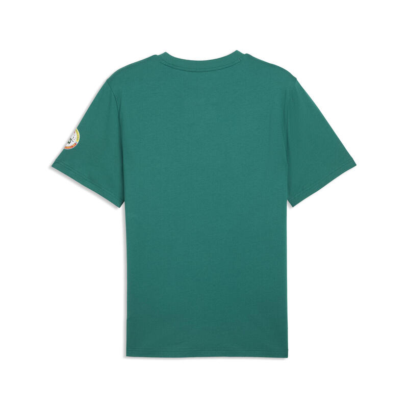 Tricou bărbați imprimeu grafic Ftblculture, verde PUMA