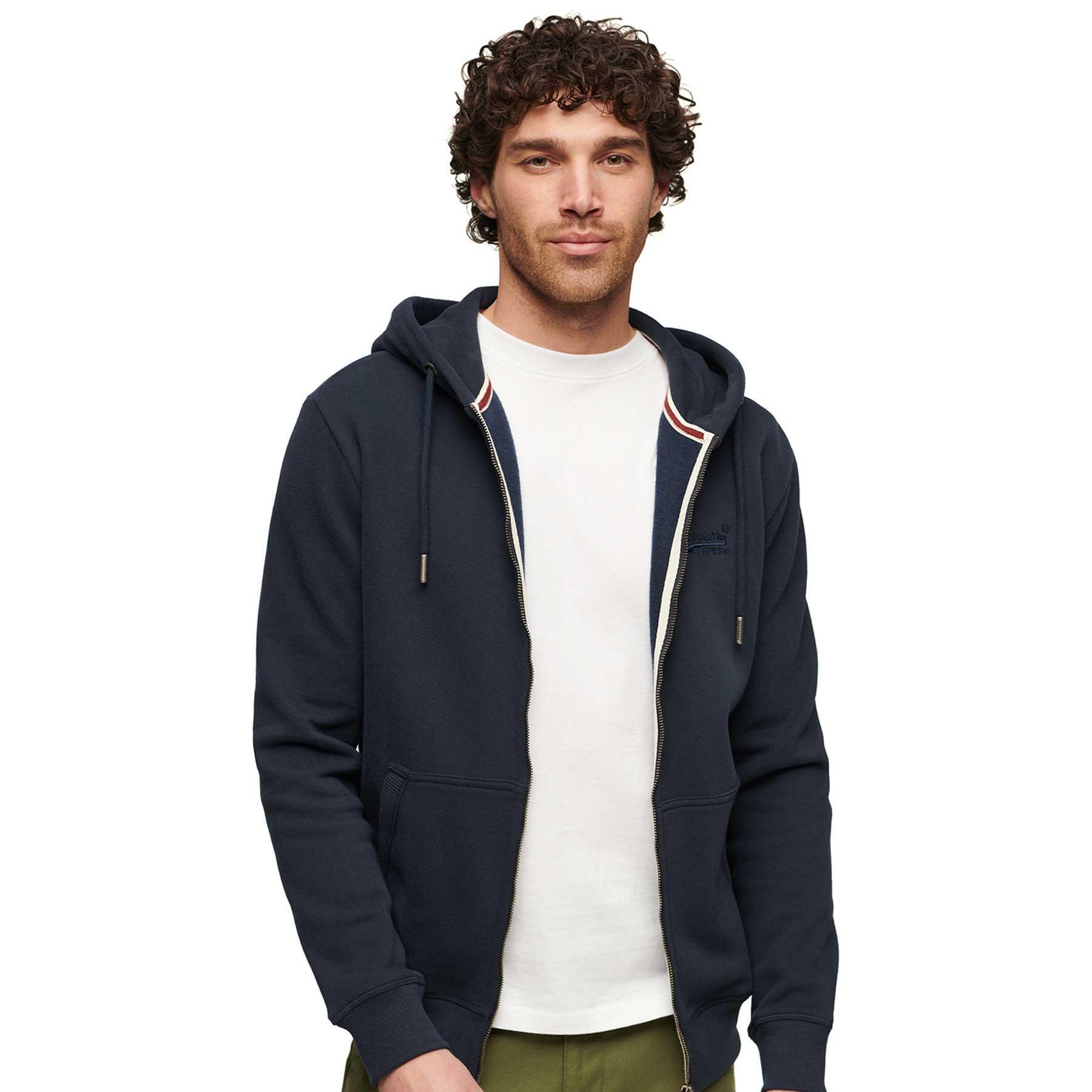 Sweatshirt à capuche zippé à logo Superdry Essential 2/6