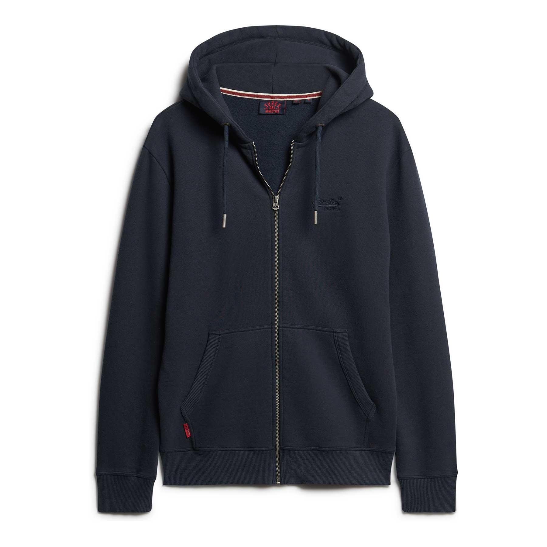 Sweatshirt à capuche zippé à logo Superdry Essential 1/6