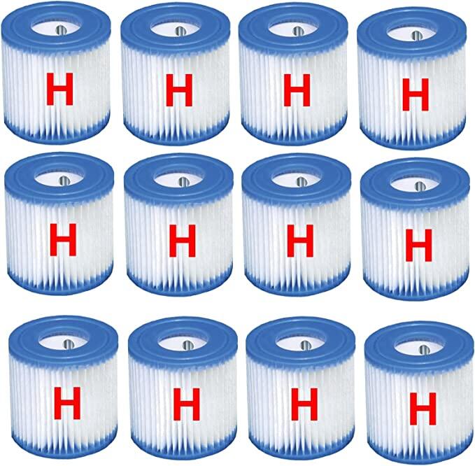 Intex 12 x Filter Cartridge replacement Size H INTEX FILTER PUMP 29007