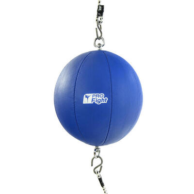Pera da boxe Profight nera con elastici PVC 903