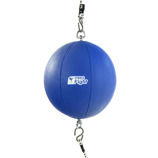 Pera da boxe Profight nera con elastici PVC 903