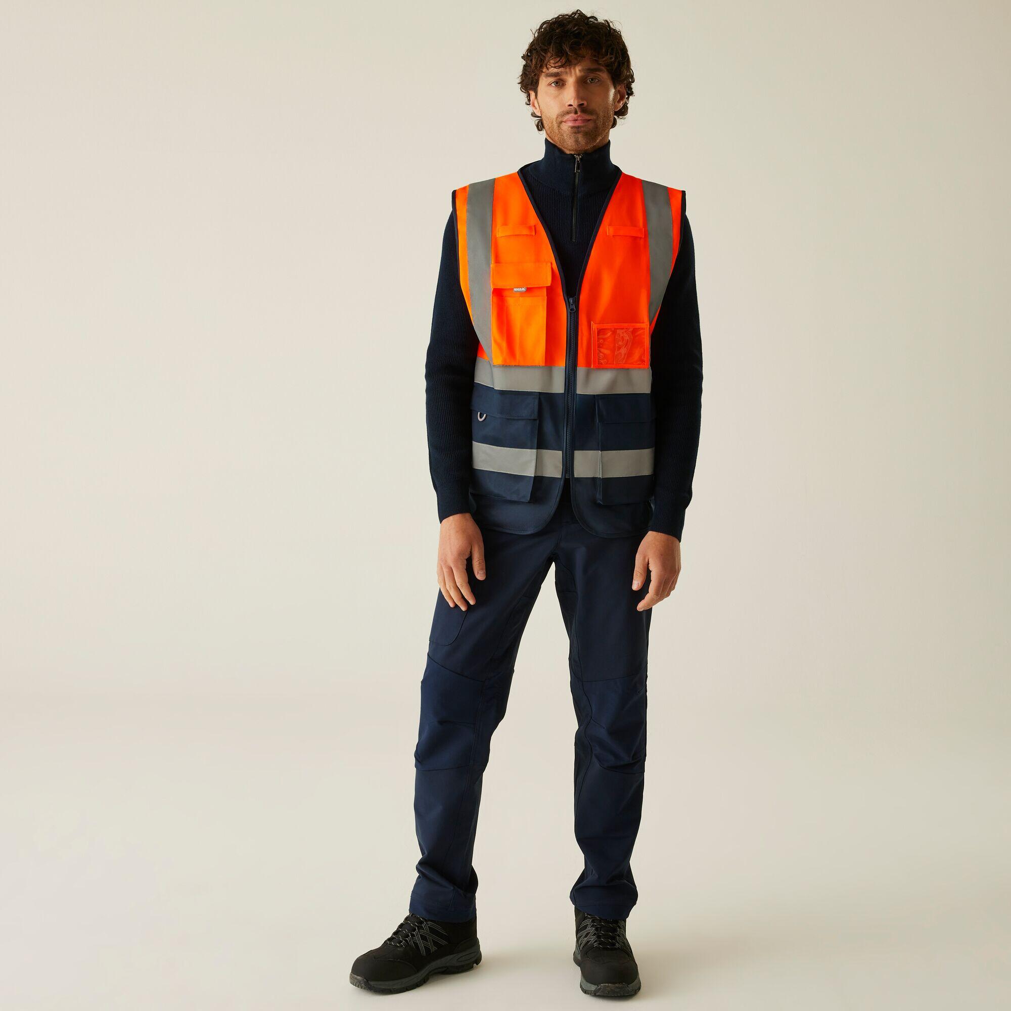 Mens Hi-vis Executive Vest 3/4
