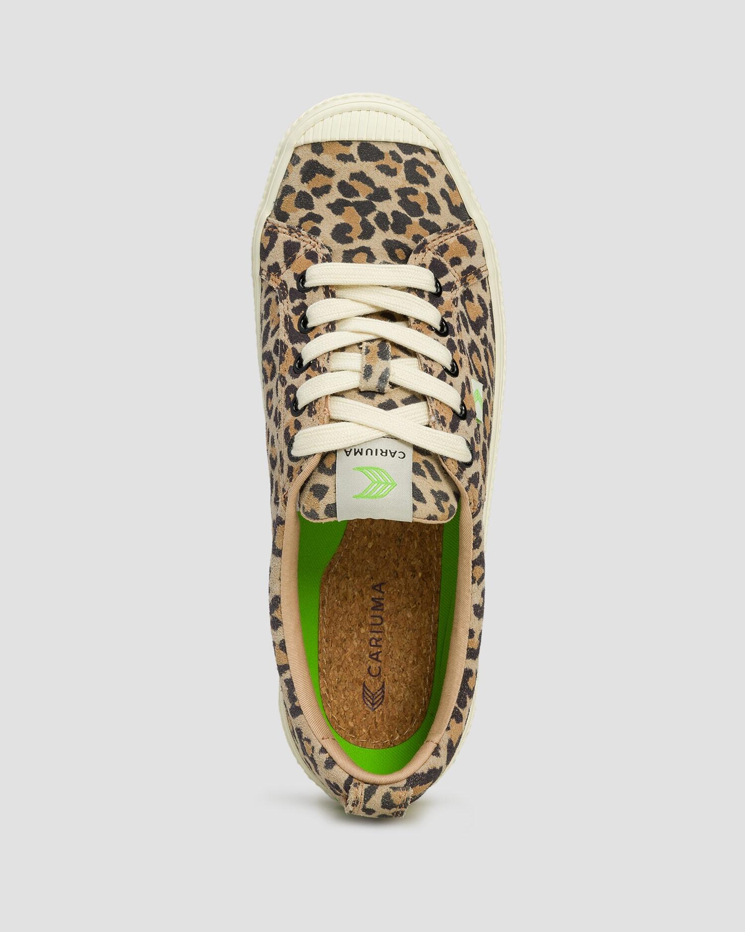 Buty sportowe damskie Cariuma OCA Low Leopard Print Suede 4/7