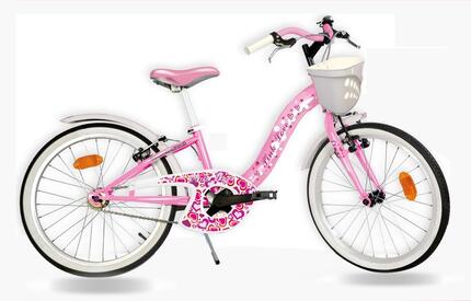 Vélo fille SCH Pink Love 16'' avec accessoires
