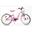 Bicicletă pentru fete SCH Pink Love 20” cu accesorii
