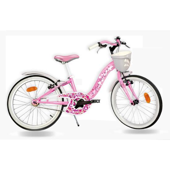 Rowerek dziewczęcy SCH Pink Love 12” z akcesoriami