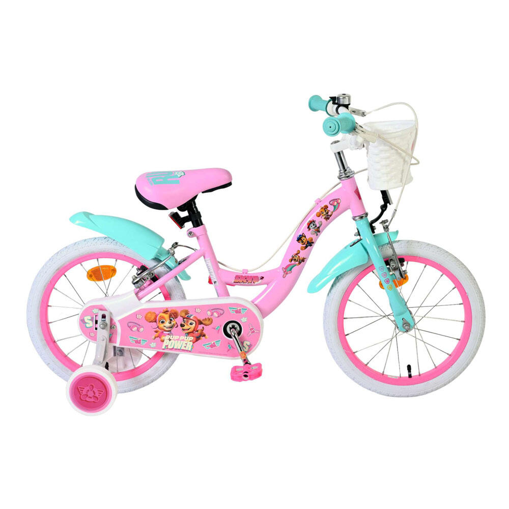 Bicicleta Paw Patrol 16 inch para menina, rosa, travões de mão 6/7