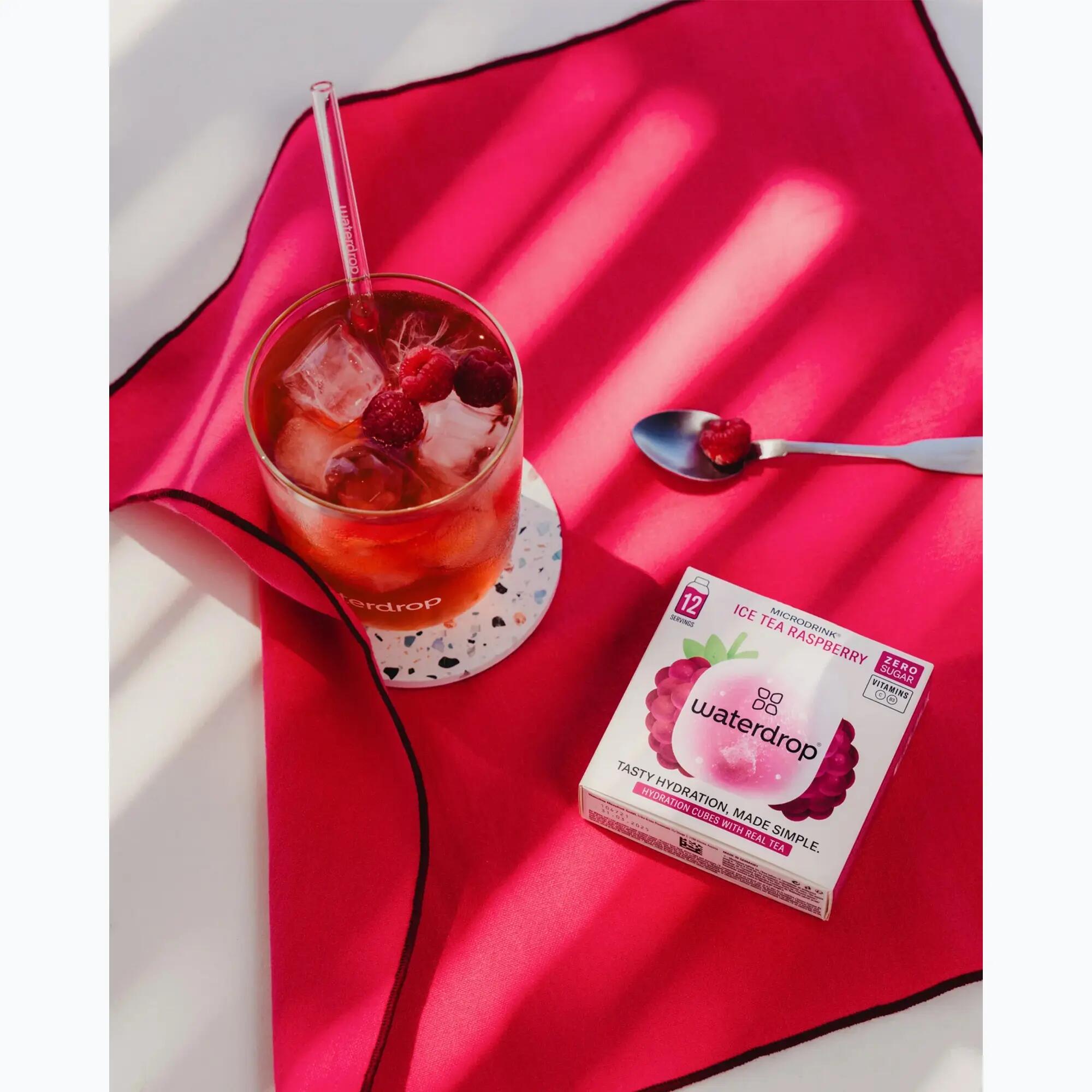 Napój izotoniczny waterdrop Microdrink Flair 12 kostek raspberry/ elderflower 5/7