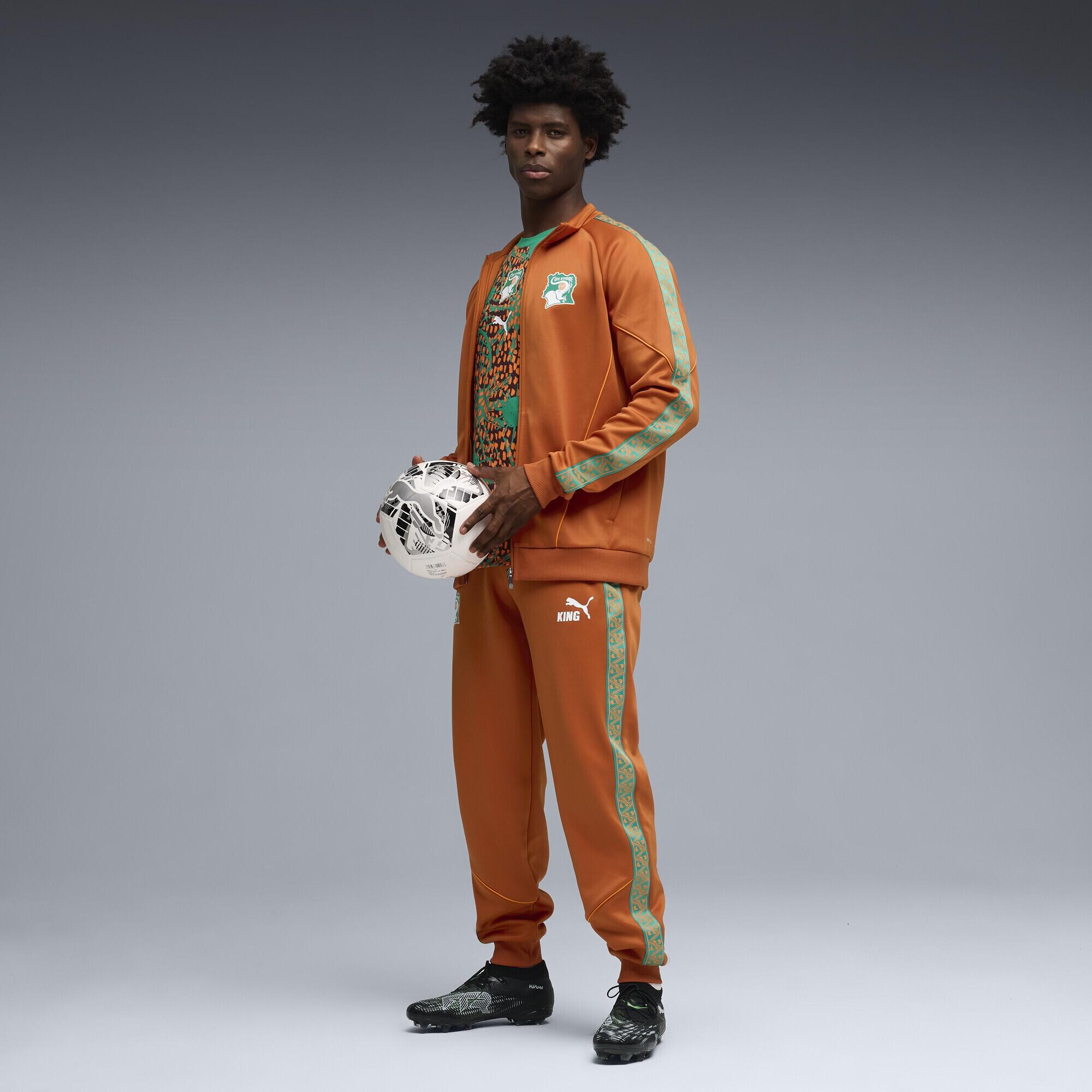 Ivoorkust KING-embleem jack voor heren PUMA 4/6