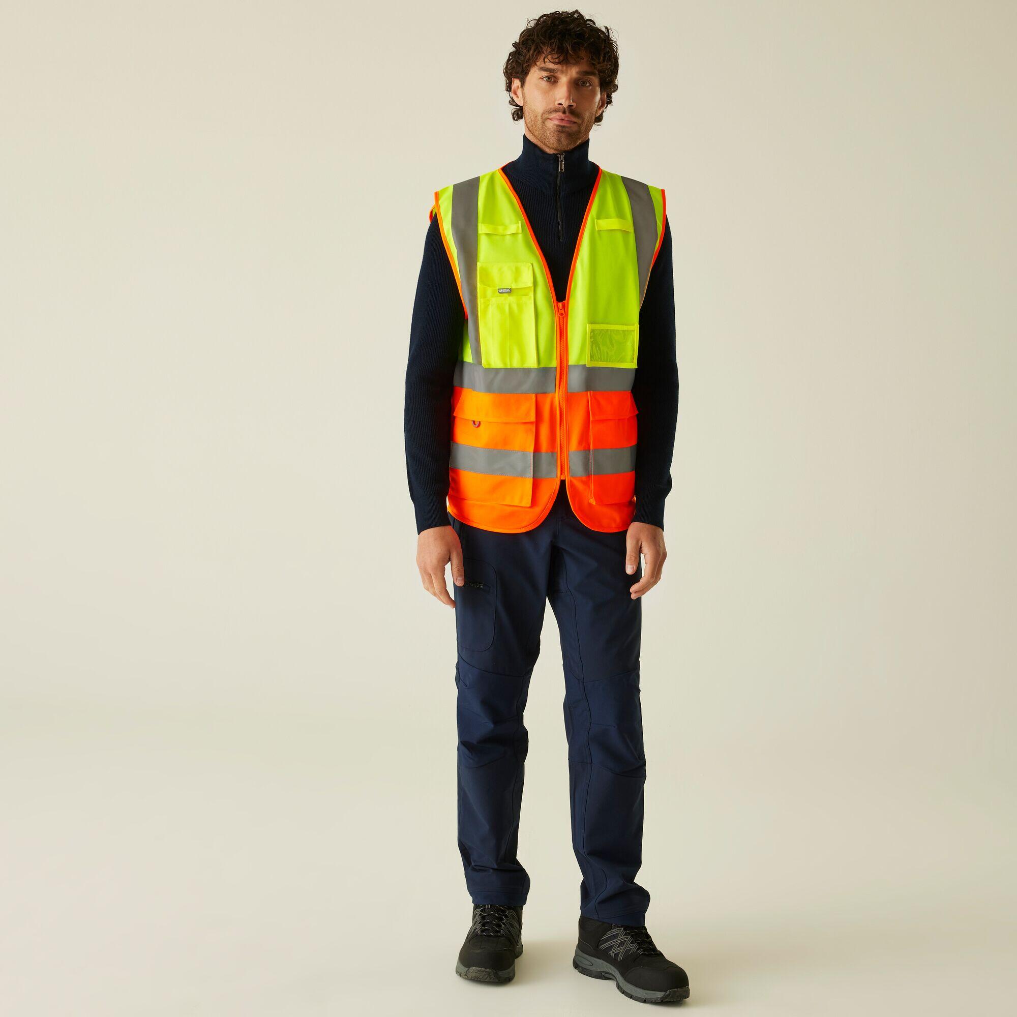 Mens Hi-vis Executive Vest 3/4