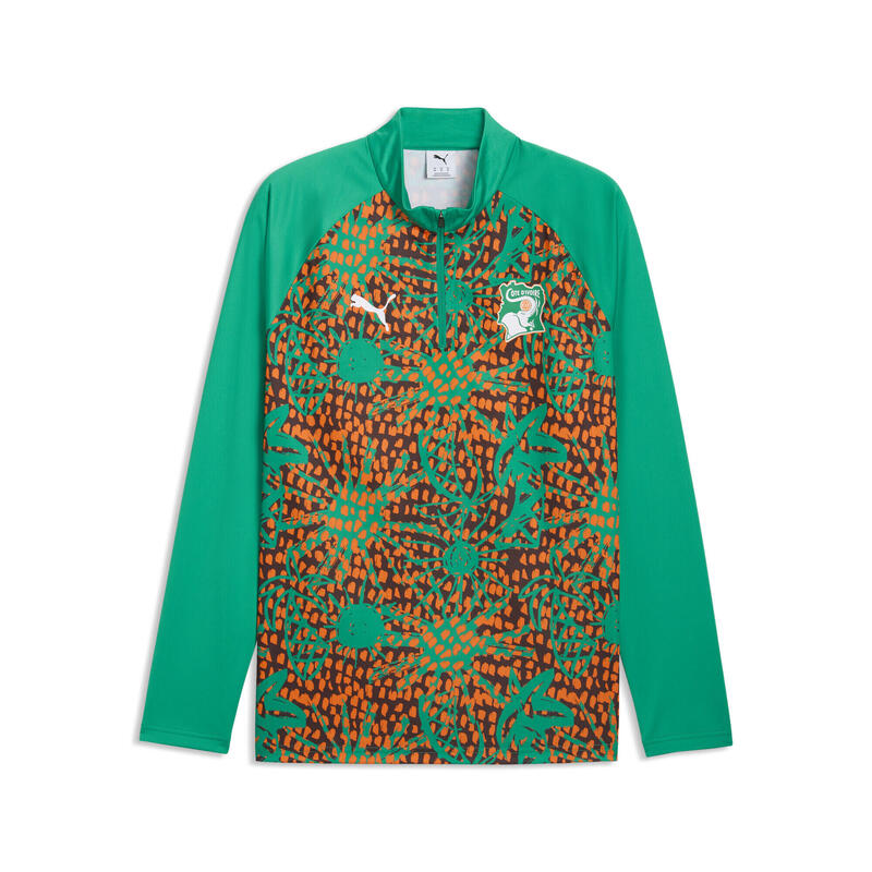 Tricou fotbal bărbați mâneci lungi, multicolor PUMA
