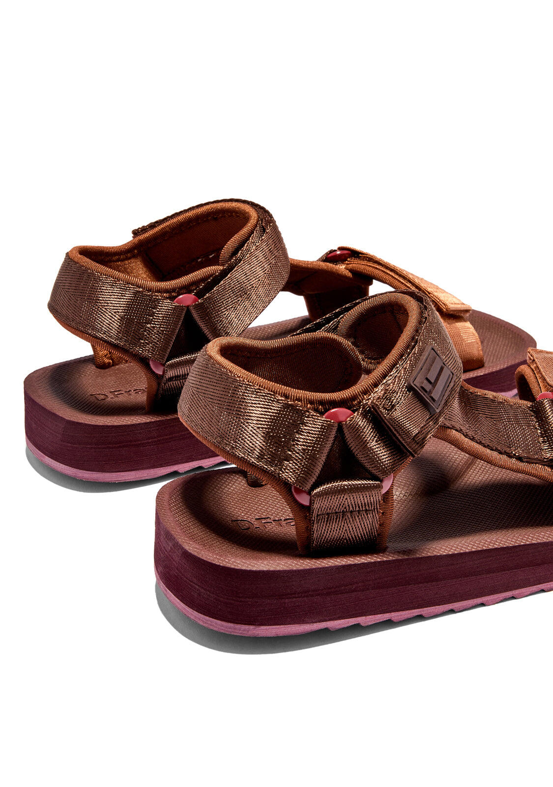 Sandalias de Tiras de Mujer en Marrón 4/4