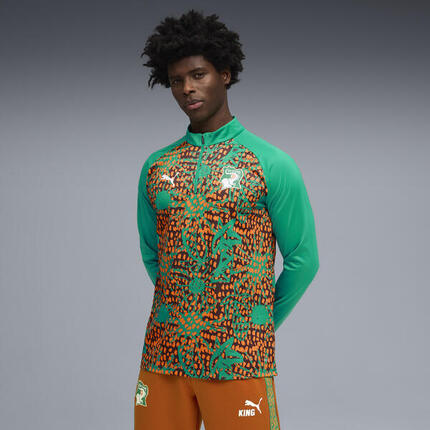 Haut d'échauffement à 1/4 zip Côte d'Ivoire Homme PUMA