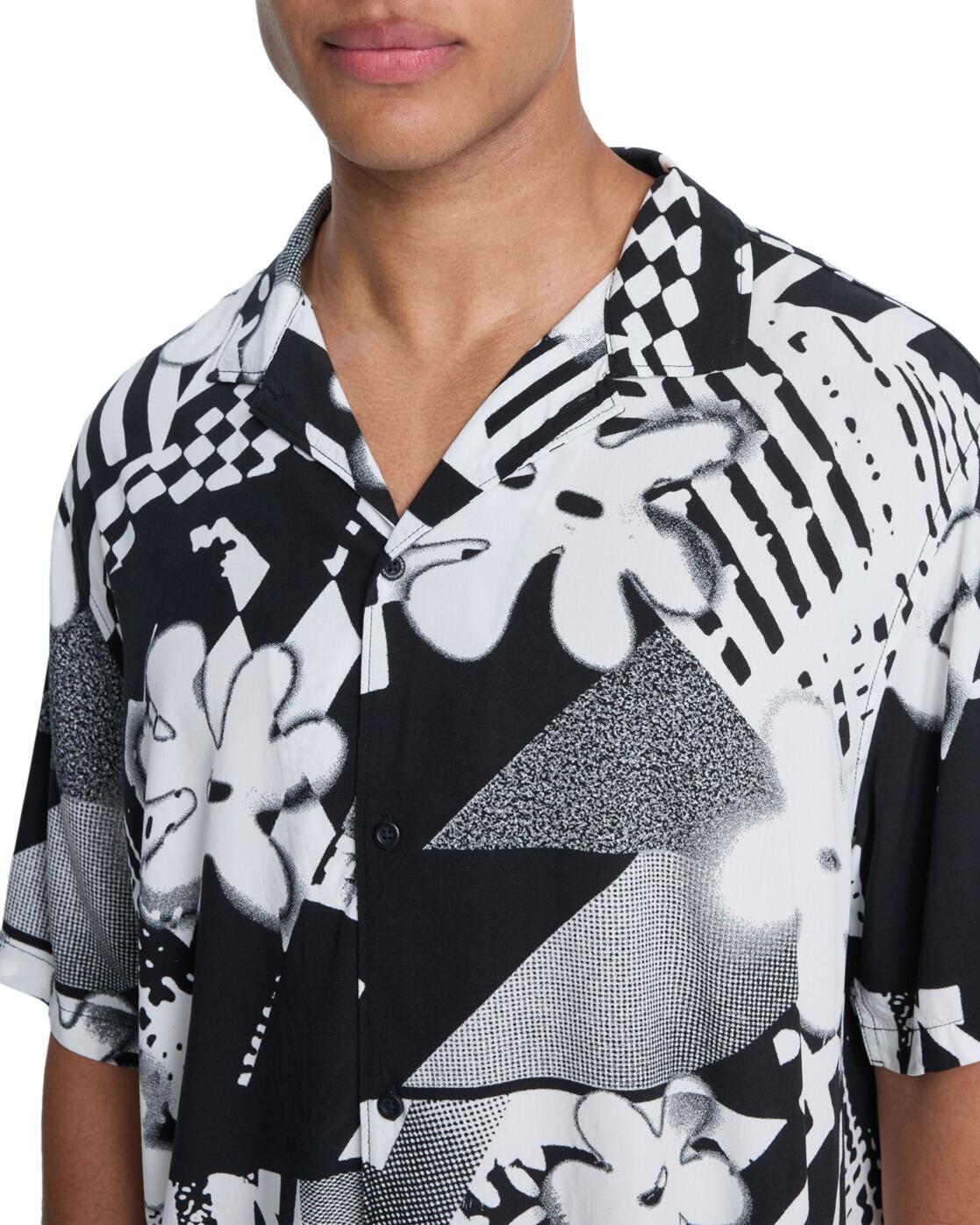 Camisa de Manga Corta SAFE PARADISE Marrón Hombre 4/4
