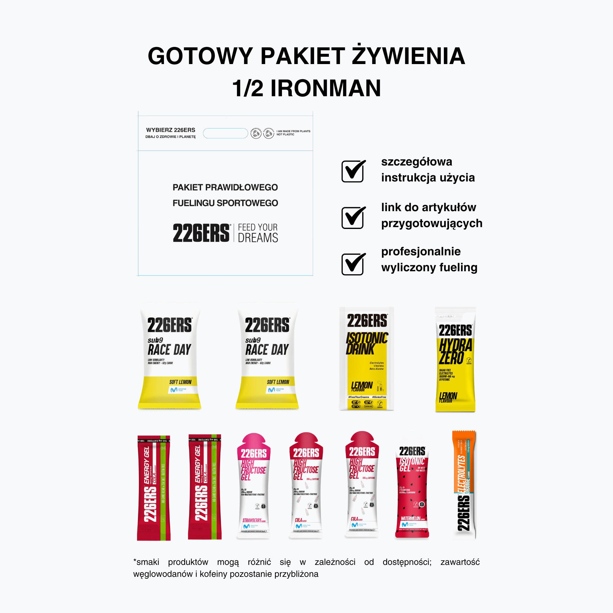 Zestaw suplementów 226ERS 1/2 Ironman 2/5