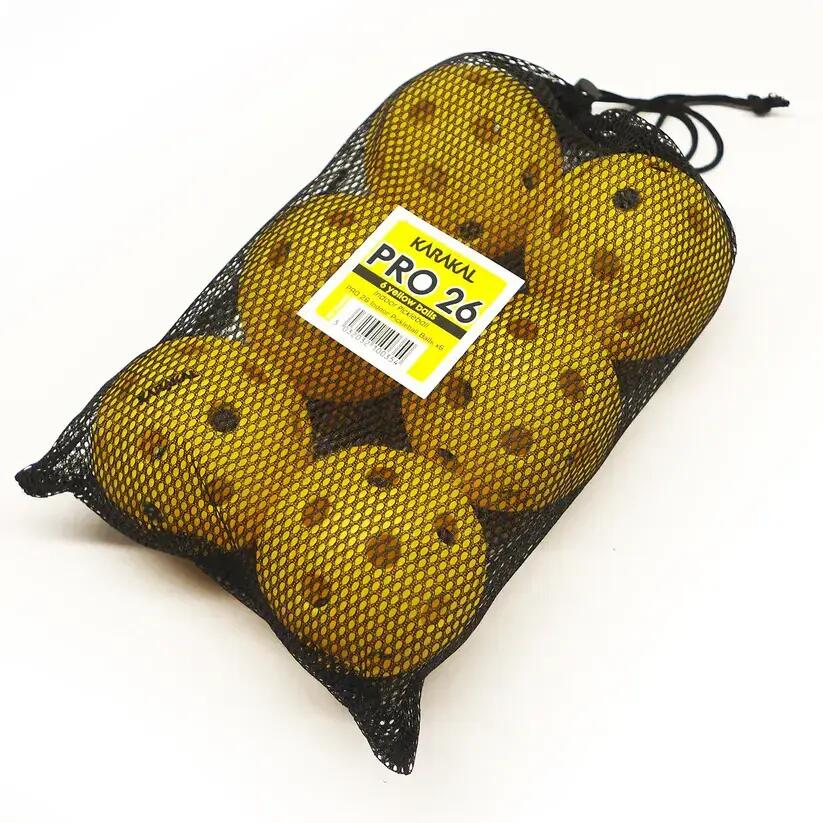 Karakal Pro 26 Indoor Pickleballs - Pack of 6
