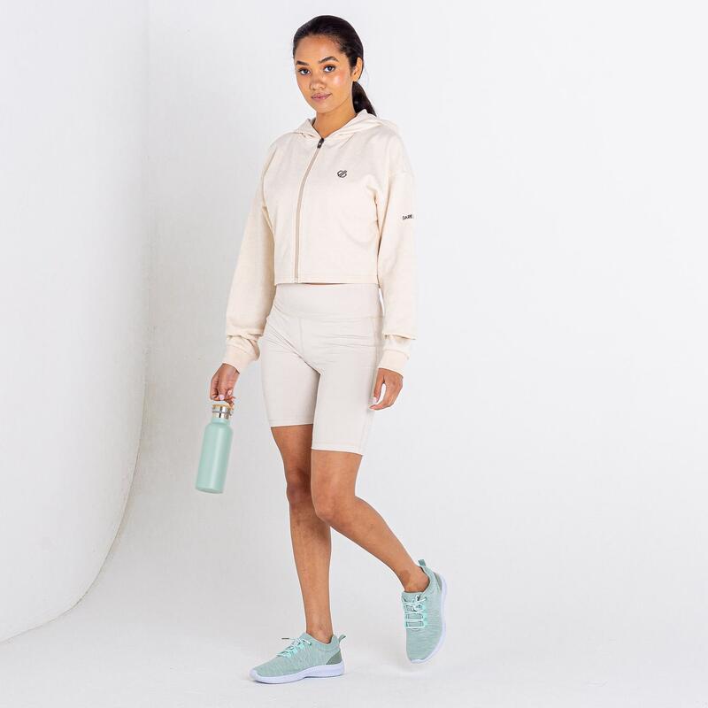 Lounge About Fitness Hoodie für Damen - Creme