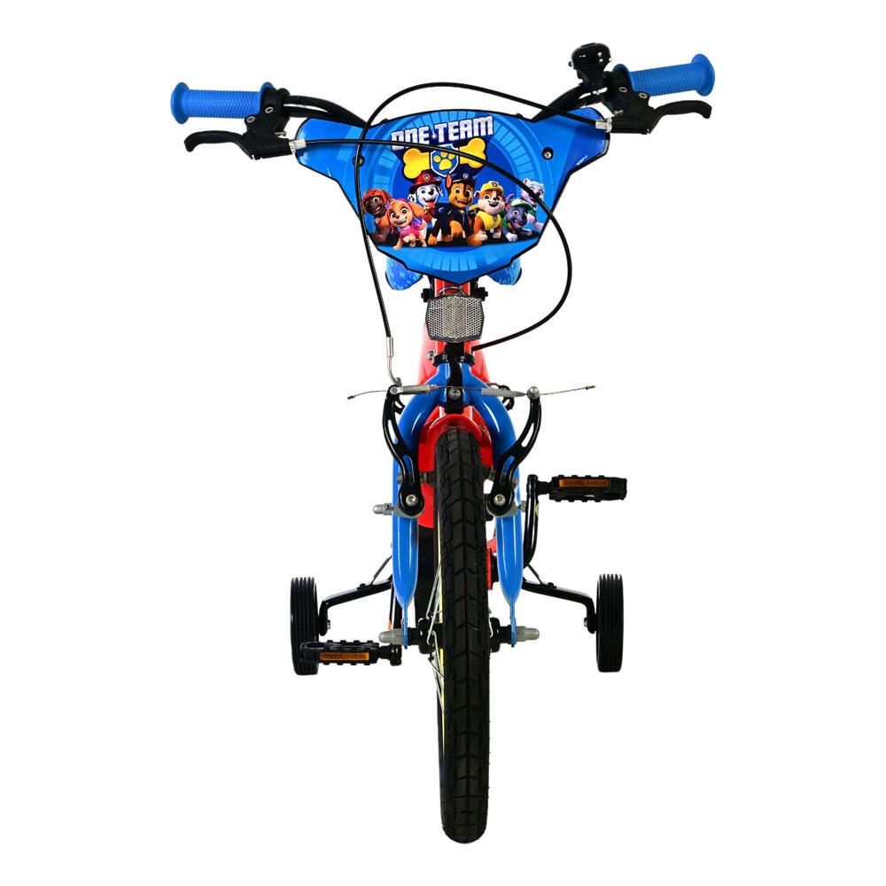 Paw patrol kinderfiets - jongens - 16 inch - rood - twee handremmen 3/7