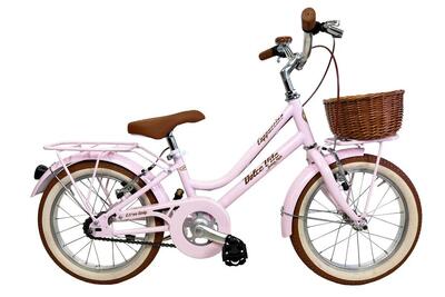 Meisjesfiets dolce vita cappuccino 16" met mand - tiffany