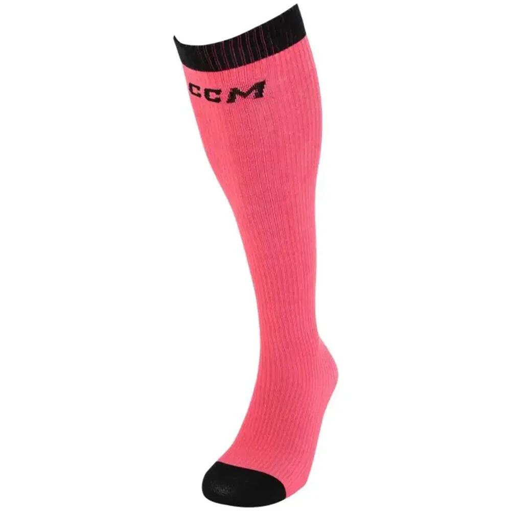 Socklinerk Senior CCM Skate Socks Pink