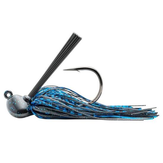 Spro CJ Flip Jig 14g - Rubber Jig Black Blue 8,9 cm