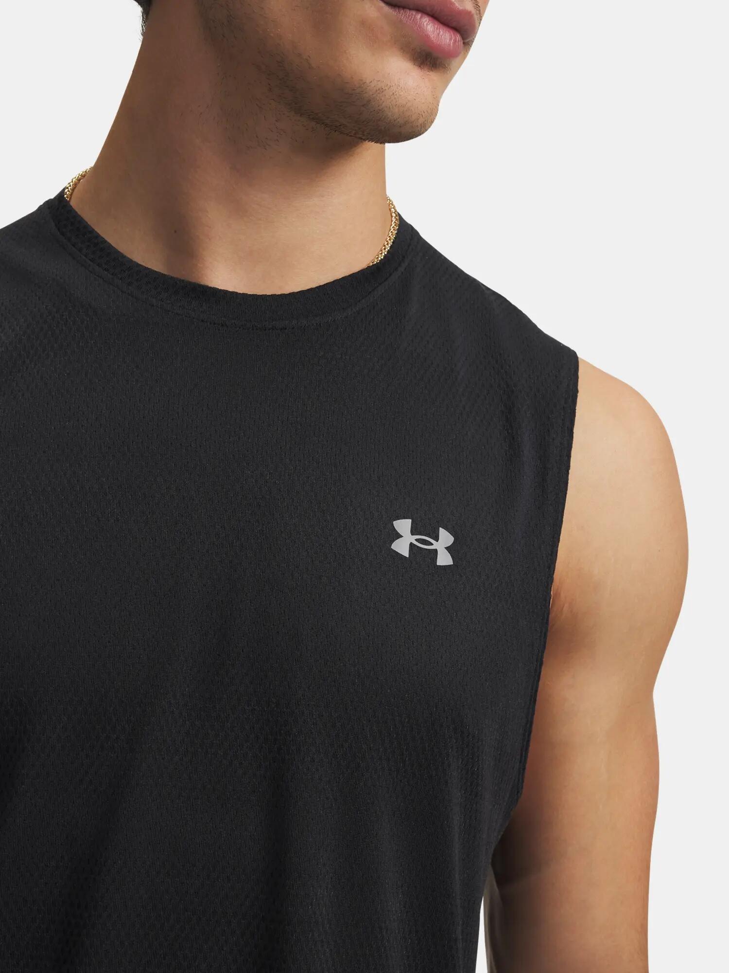 Férfi trikó Under Armour UA Velociti Tank-BLK 3/4