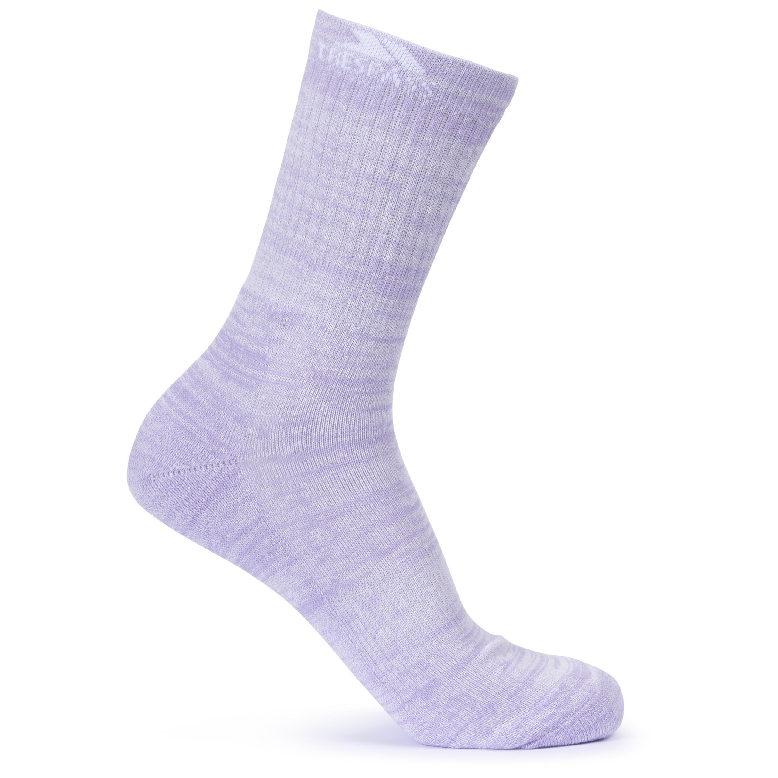 Womens Cushioned Sole Mid-Length 3 Pair Pack Trekking Socks - Helvellyn 2/5