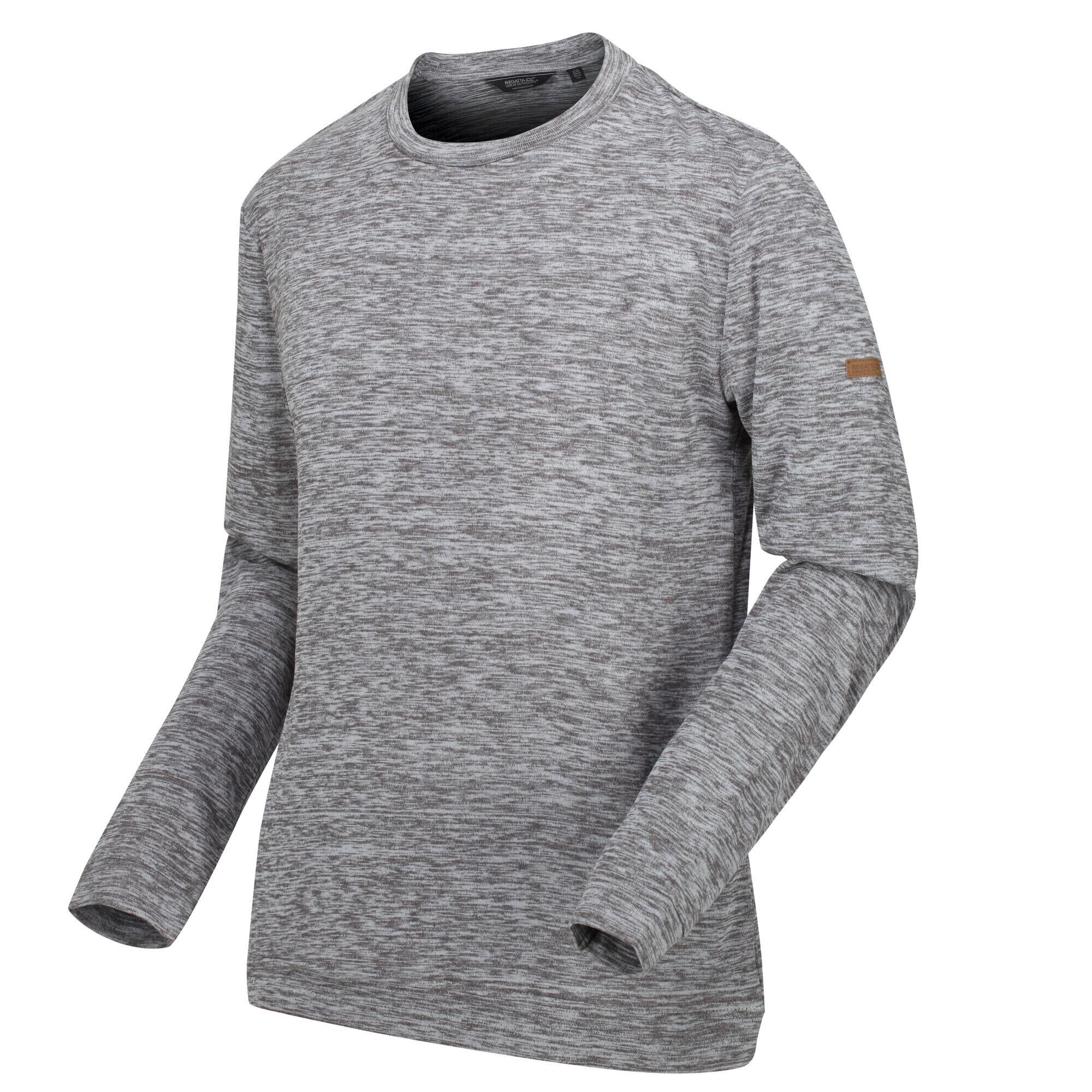 REGATTA Leith Men's Hiking Crew Neck Sweater - Light Grey