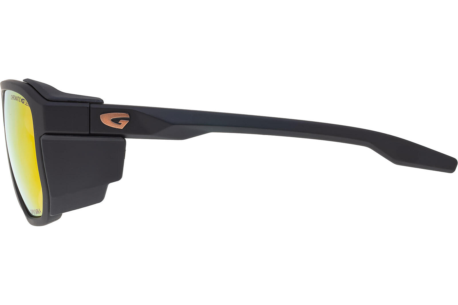 Okulary fotochromowe GOG Pamir - matt metal blk/blk/reflex gold 5/7
