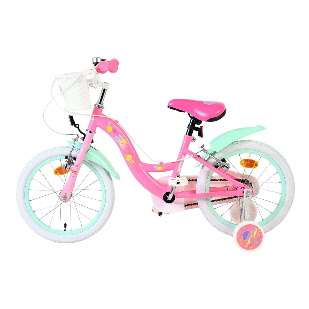 Vélo enfant Barbie 16 inch filles rose deux freins à main 5/7