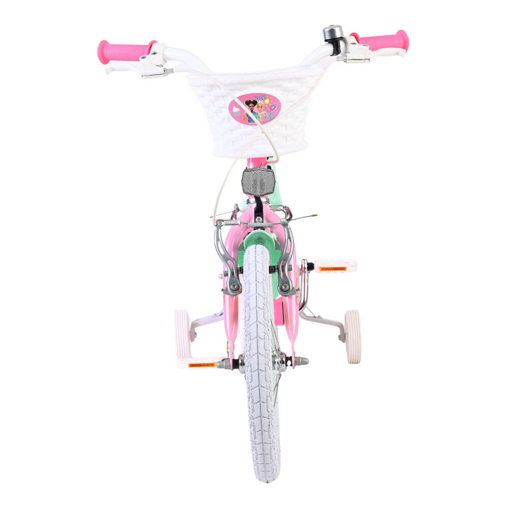 Vélo enfant Barbie 16 inch filles rose deux freins à main 3/7