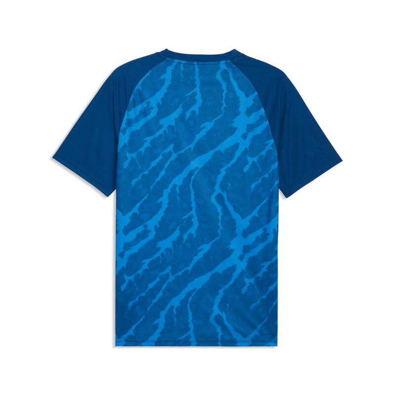 Tricou fotbal bărbați slim Island, albastru PUMA