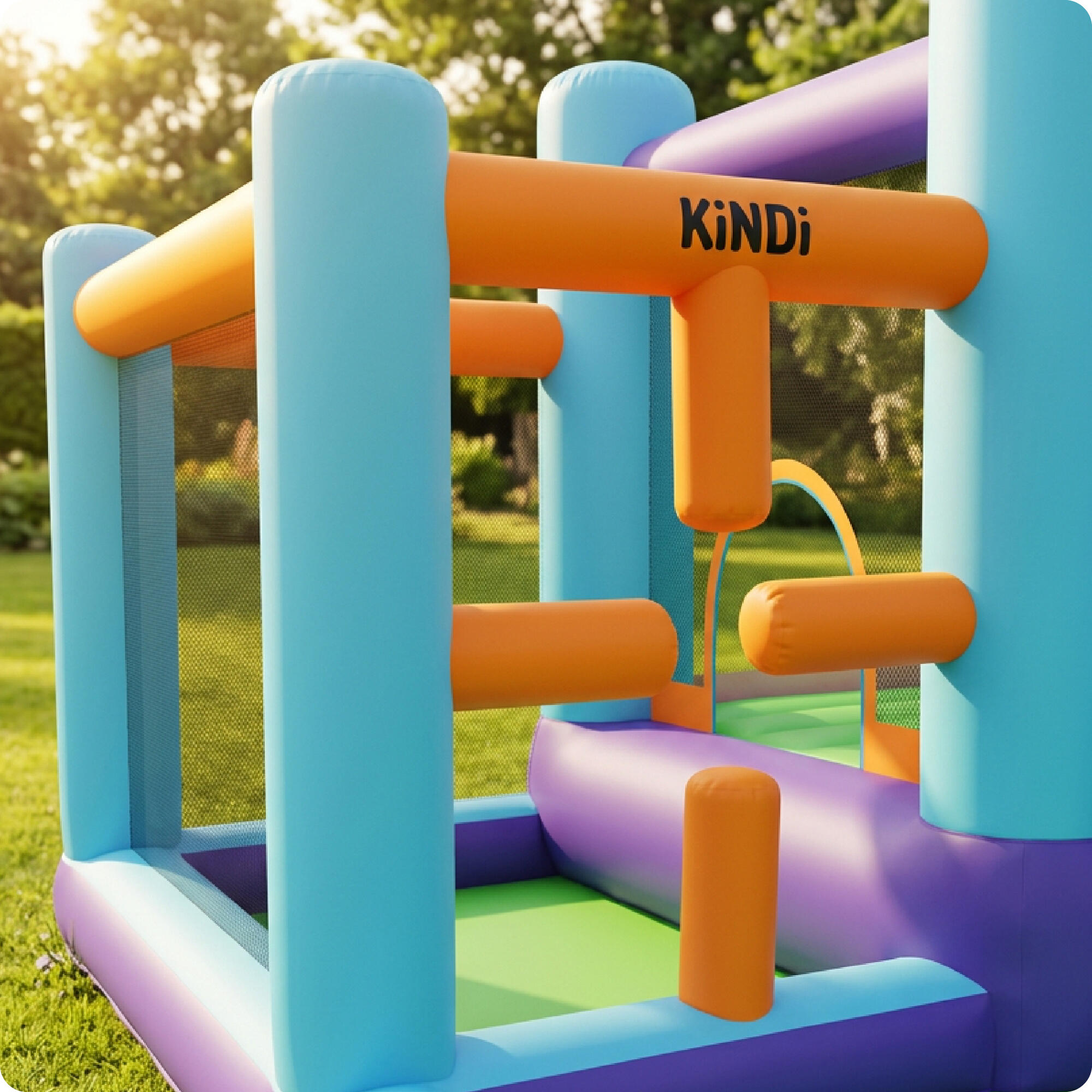Aufblasbarer Gartenspielplatz KiNDi DPZ001 4/7
