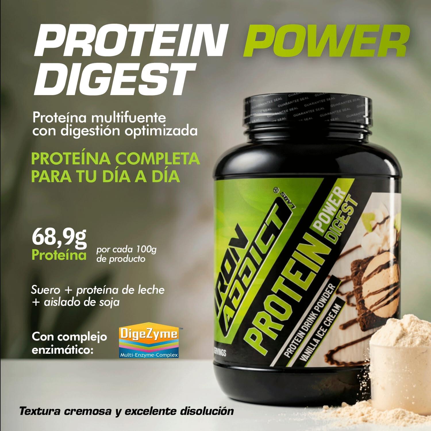 Protein power digest - 2kg Fraise de Iron Addict Labs 2/7