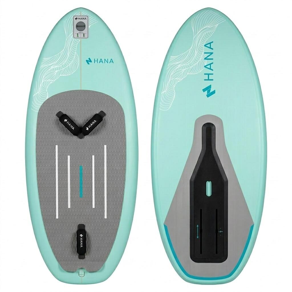 PACK - WINGFOIL BOARD 5'8 x 26 1/2" x 5" - 130l con Leash L/XL 2/6