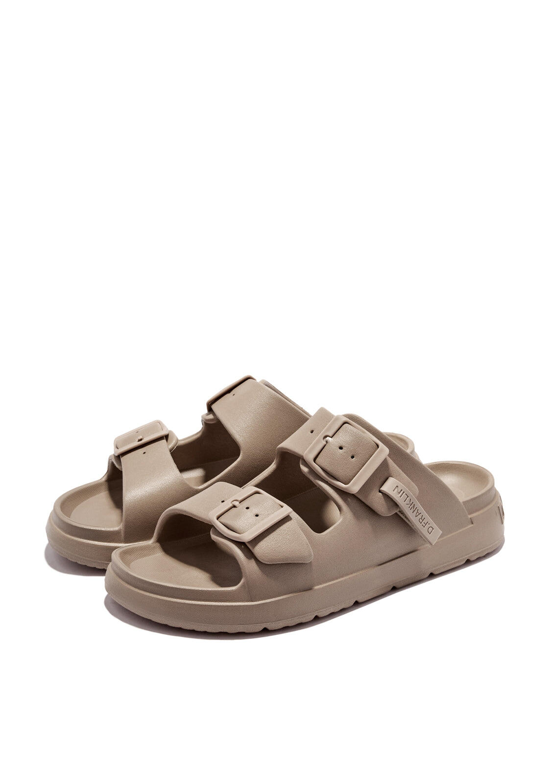 Sandalias Abiertas Unisex Hebilla Ajustable Vibe Taupe 2/5