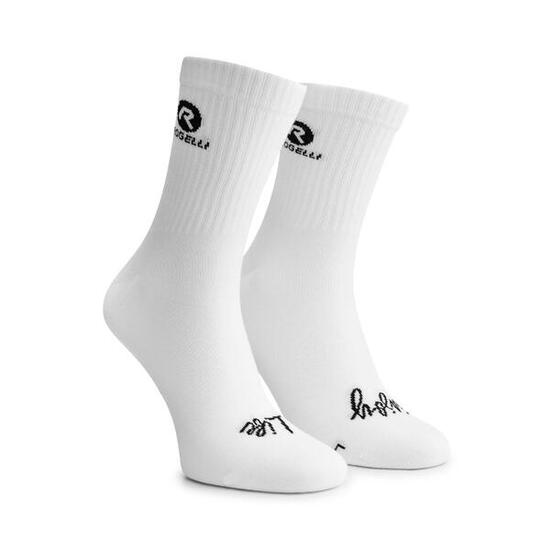 Chaussettes de sport pour femmes et hommes, logo col rond