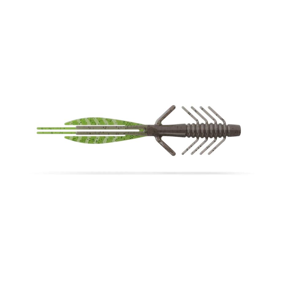 Leurre Souple Jaeger Asta 9,1 cm - lot de 8 - Taupe Lime 1/1