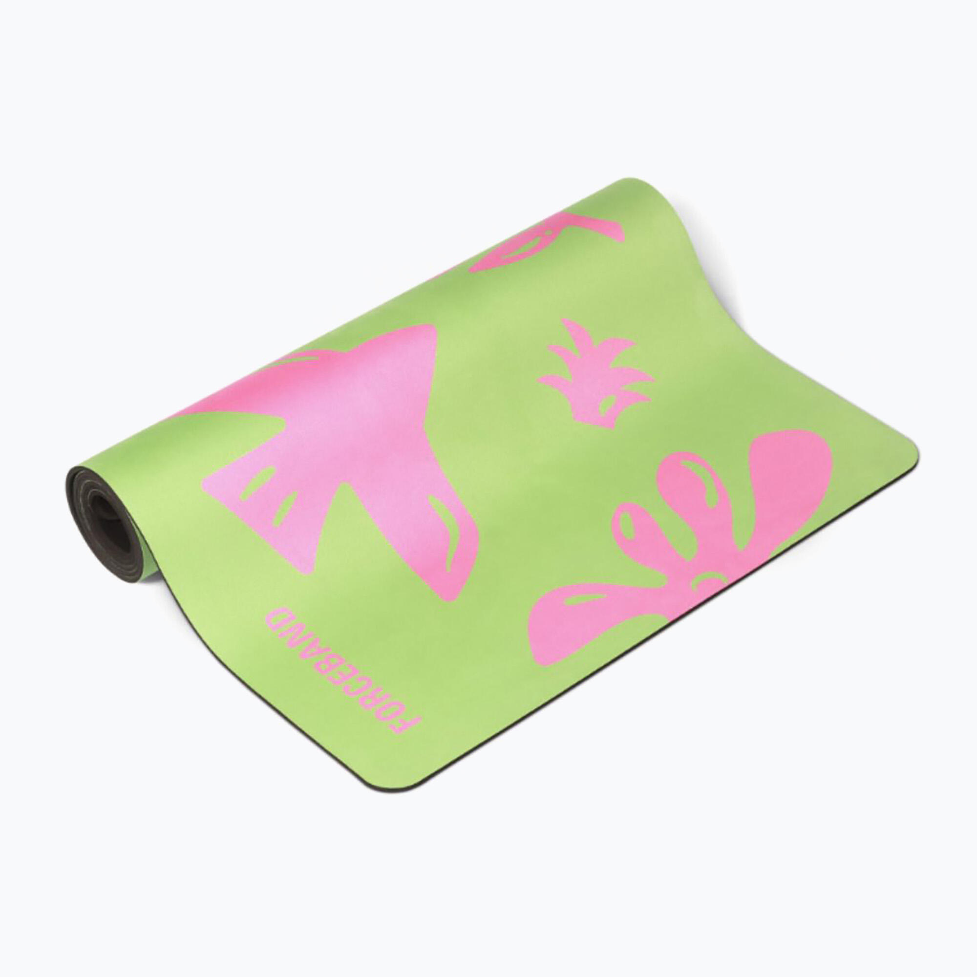 Mata do jogi/fitness FORCEBAND Energy Pistachio 4 mm pistachio/pink 3/7