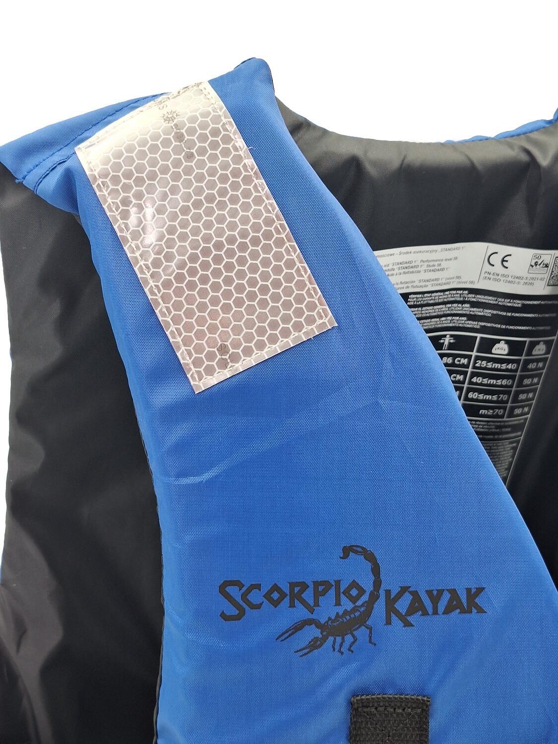Kamizelka asekuracyjna na spływ kajakowy dziecięca Scorpio Kayak Scorpio New 5/7