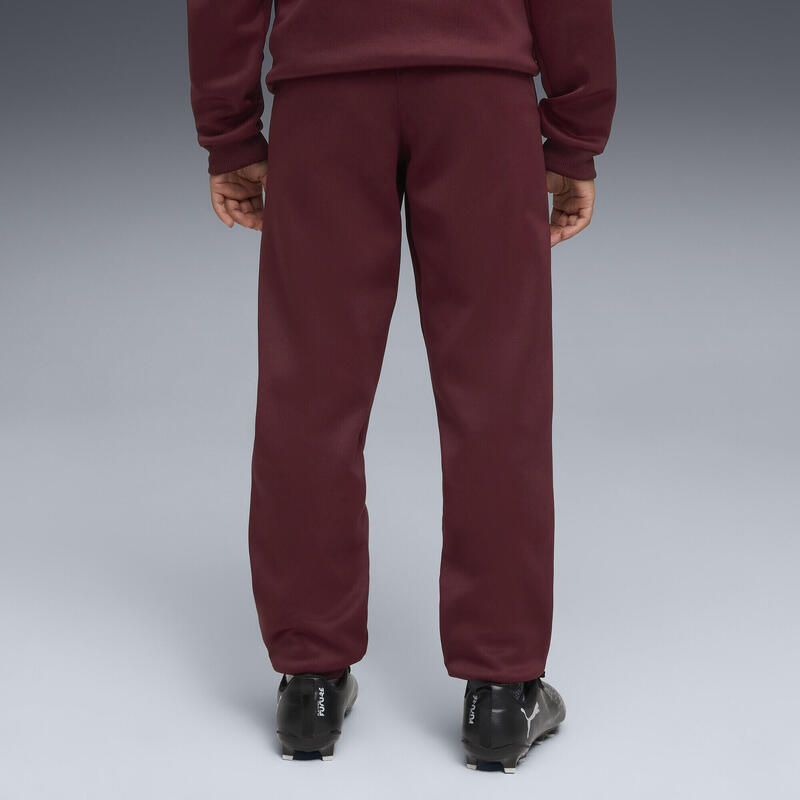 Pantalon fotbal copii slim, King Anthem, vișiniu PUMA