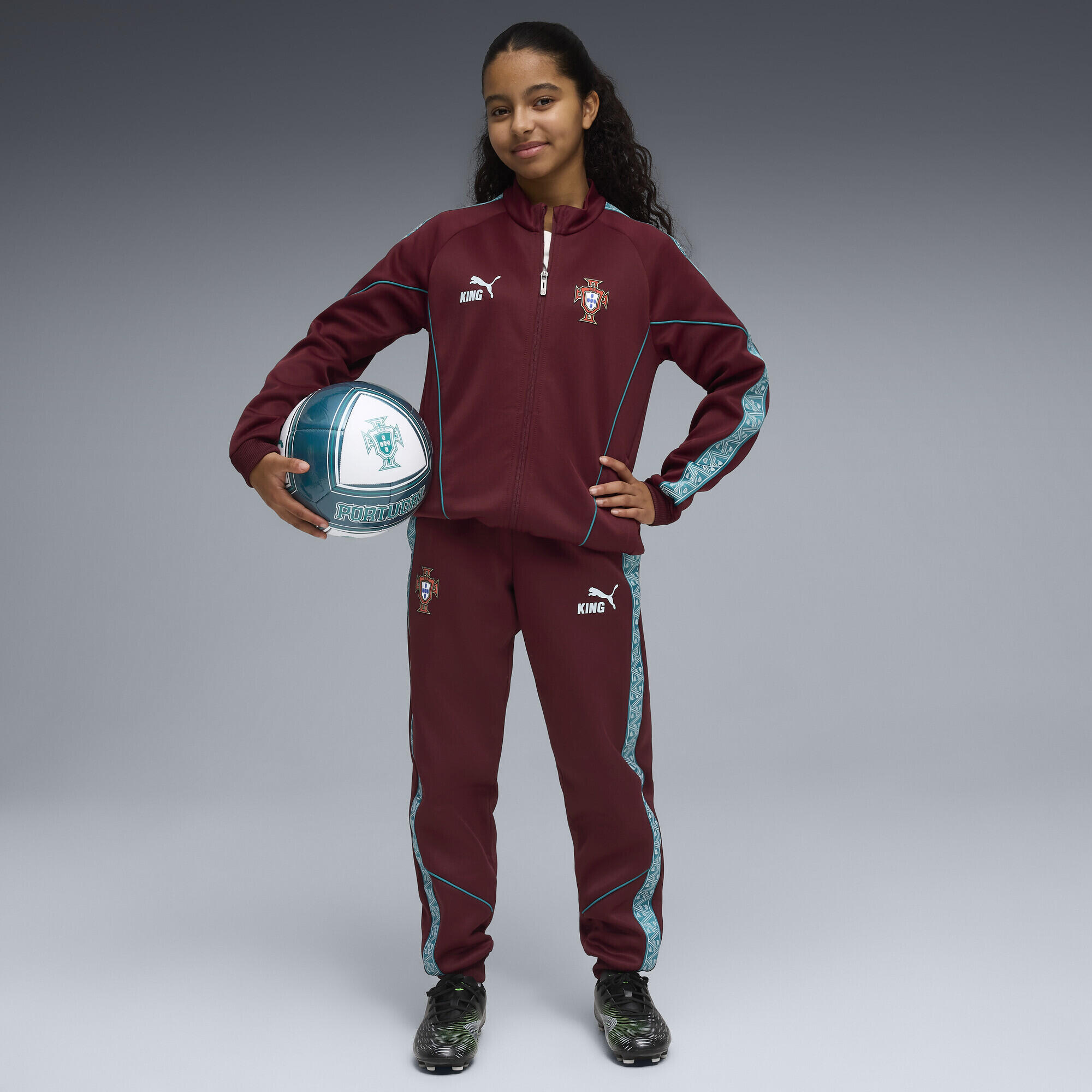 Portugal KING Anthem broek voor jongeren PUMA 4/5