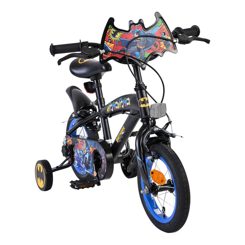 Bicicleta infantil Batman 12 polegadas - preta - dois travões de mão 2/7