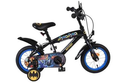 Bicicletta per bambini Batman 12 pollici per ragazzo nera